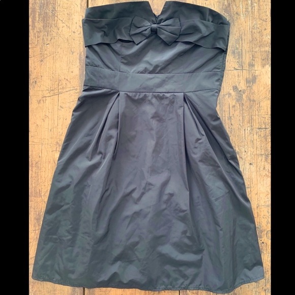 RW&Co black strapless dress with bow detail. Sz 2 - Picture 1 of 5